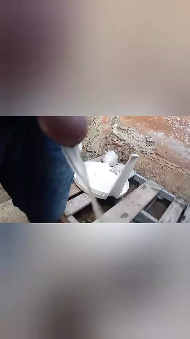 Breeding cock drips pee and cum inside your white ass