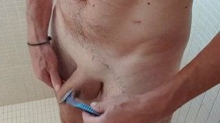 Afeitado en la ducha