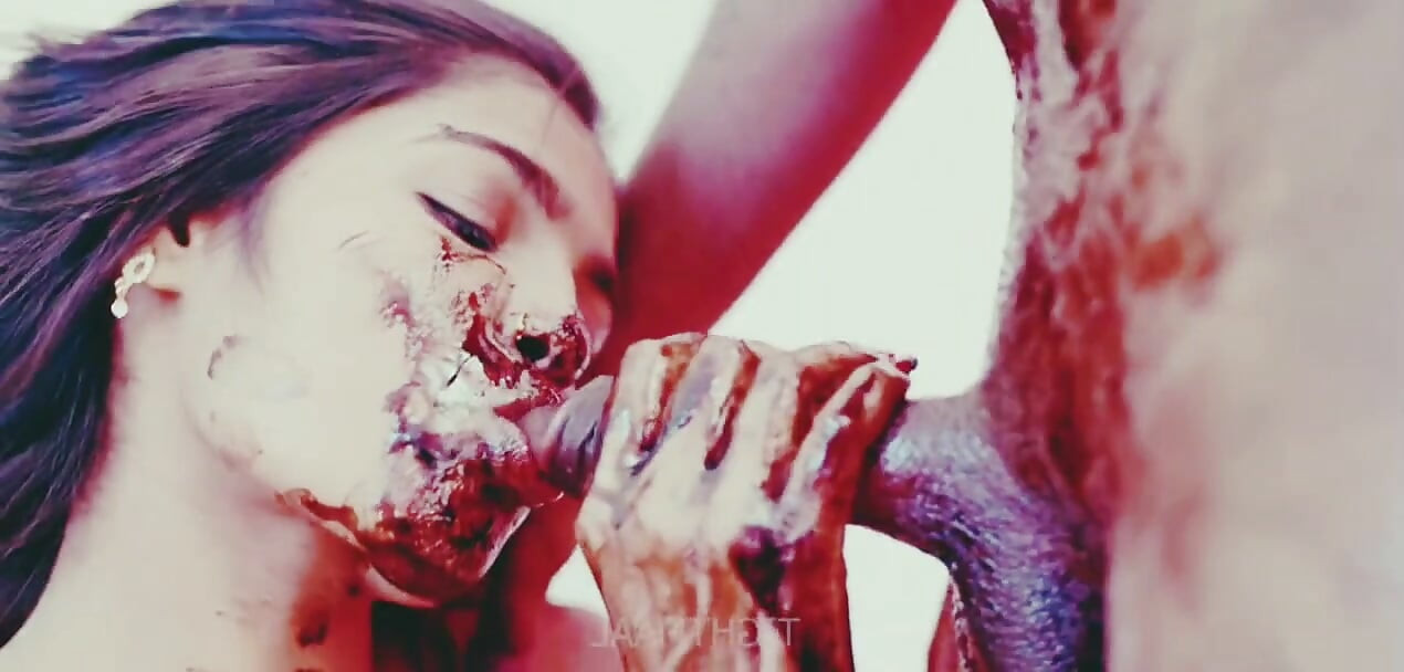 Aniket fucked Sanjana with chocolate and fingered her pussy