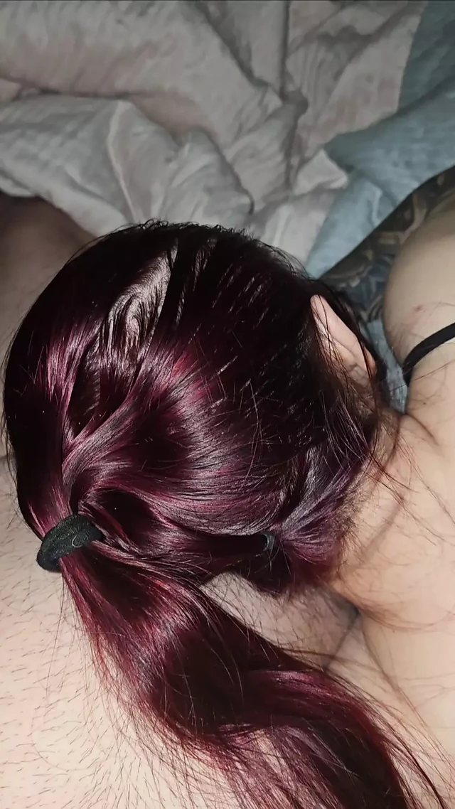 Step son pulled out dick and put in step mom mouth and cum