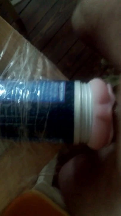 fleshlight fuck and cum