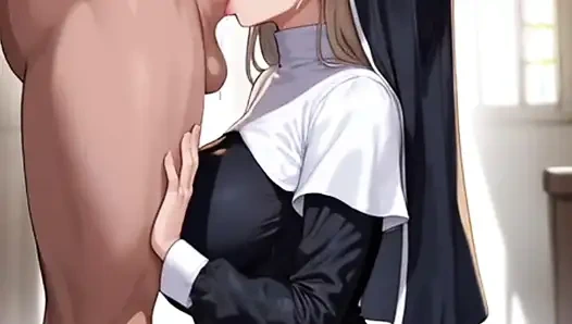 Hentai anime - nun loves sex
