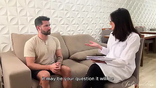 Therapy Session Dr. Julia Helps You Finally to Cum