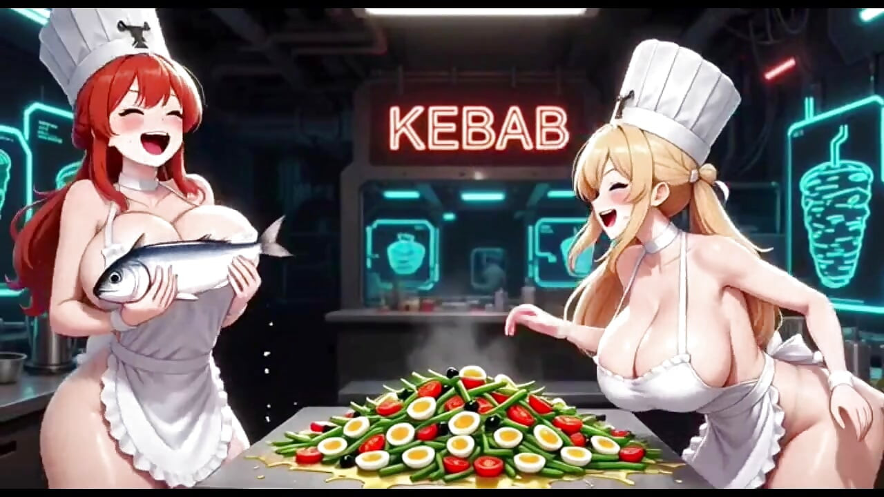 Rolig cook -video, ai -animering