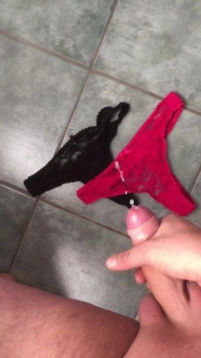 Swiss Cum on Neighbor Thong