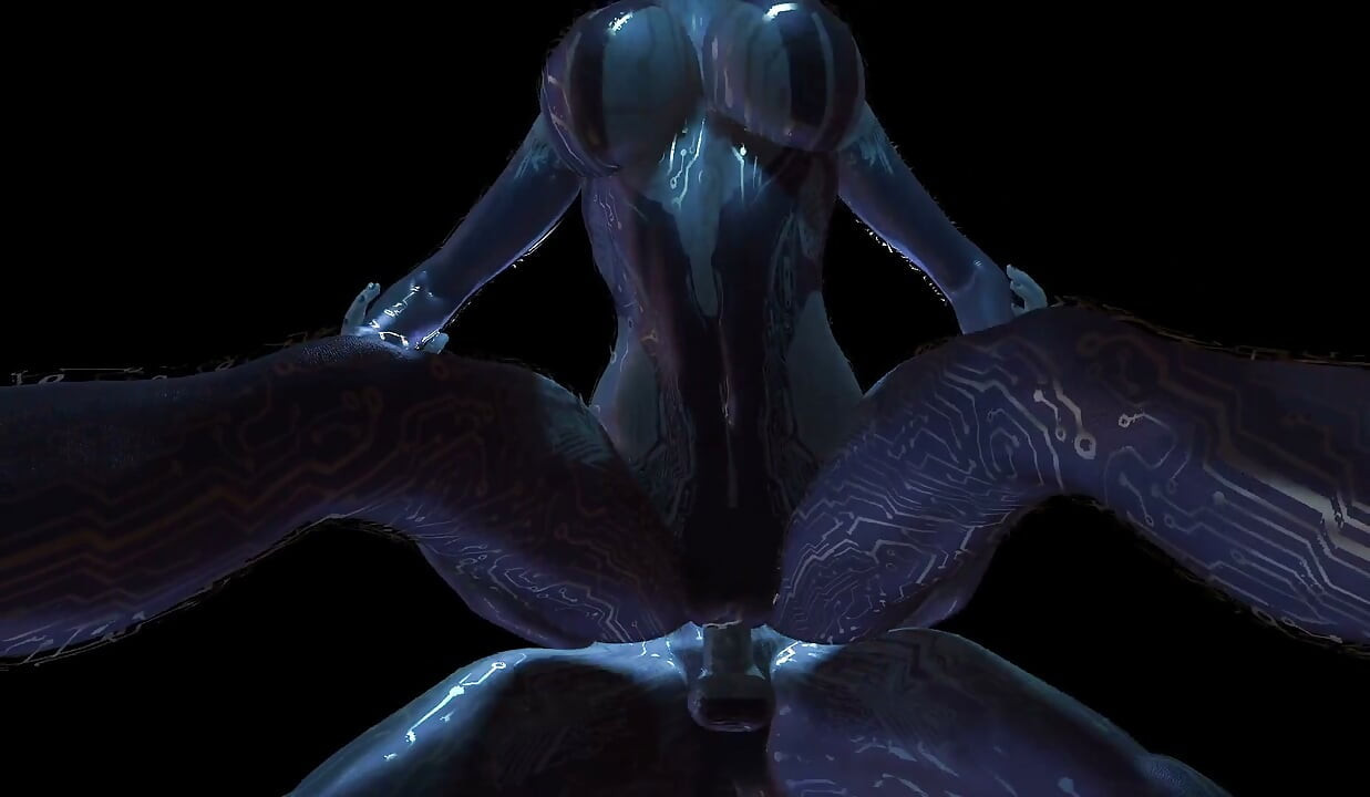 그녀의 클론 중 하나에 문제가있는 Cortana - 후광 포르노 패러디