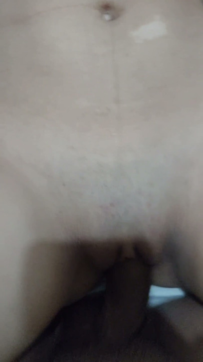 My dear wife and I play masturbate, she uses a giant dildo in front of me and makes my dick hard so I fuck her | Clip 1
