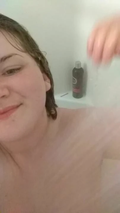 My wife taking a shower