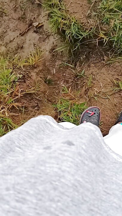 On a Walk to the River - Masturbation and Outdoor Urination