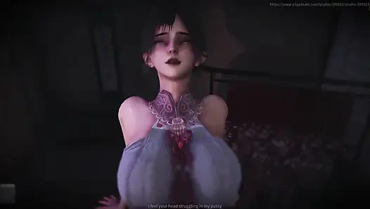 B014 Man Shrunk and Trapped in Woman's Vagina Pussy Swallowing