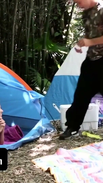 DaughterSwap - Stepdads Teach Their Cute Stepdaughters How To Satisfy Men While Camping In The Woods | Clip 2