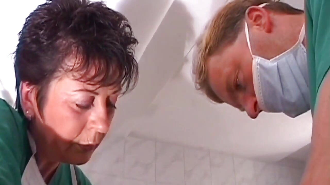 Mature Nurse Drains Her Patient Dry During Exam