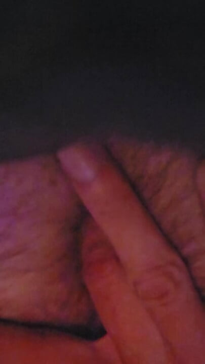 Wanking and slipping a finger in my ass