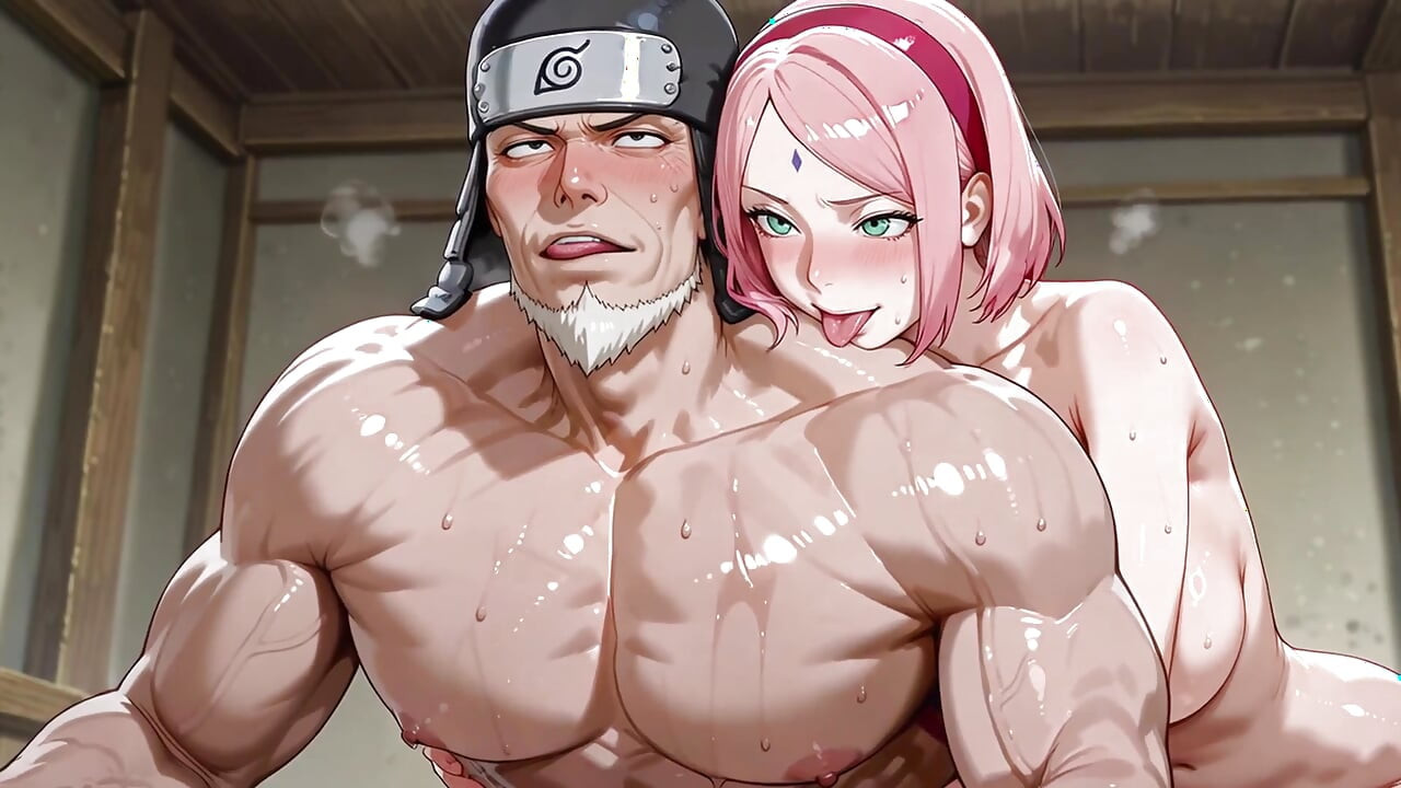 Hiruzen x Sakura (Naruto)