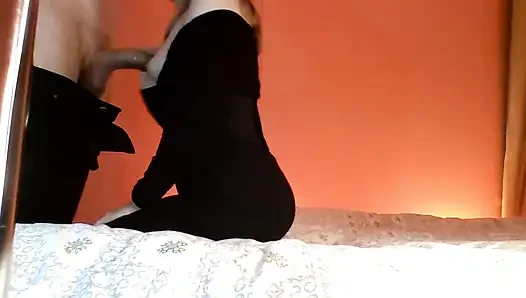 The husband spies on his wife cheating