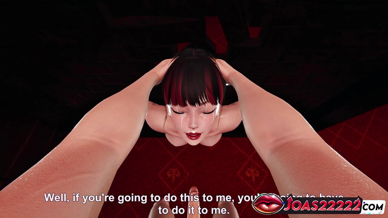 Isabella Goth Club animación 3D - titfuck mojada, paja, corrida en el gloryhole en hentai sin censura