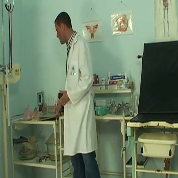 Naughty Doctor Fingers and Fucks Mature Patient's Dripping Pussy