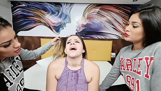 Spitting Gang Bang Party Extreme Spit