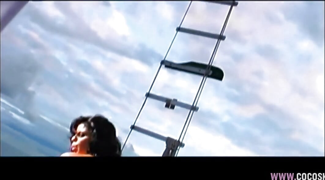 Brunette Gets Hard Fucked on Boat Deck at Night