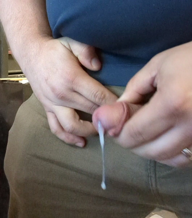 stroking and cumming for step grandpa