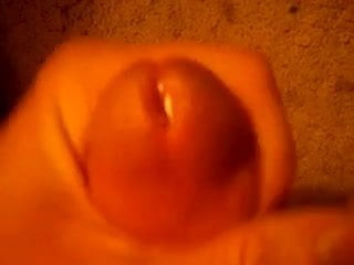 Jacking off with precum