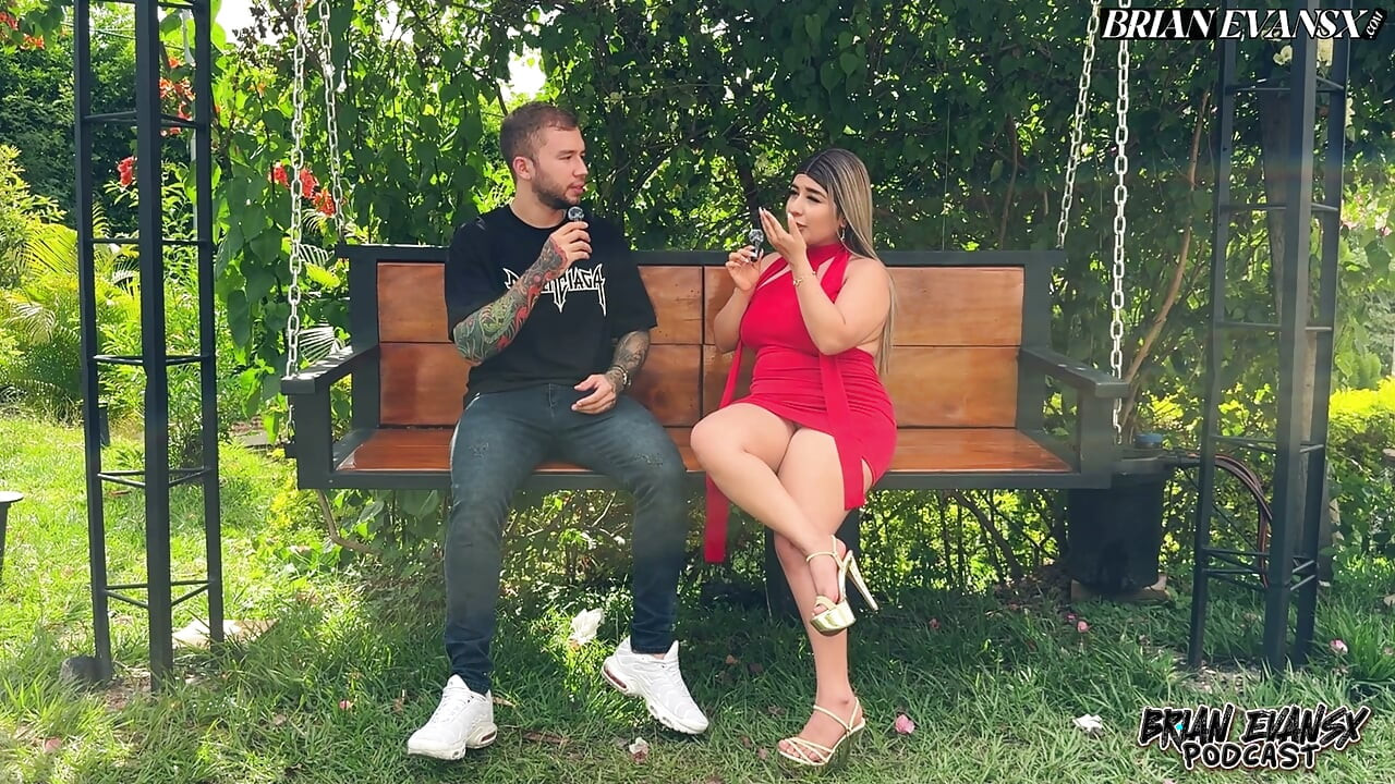 Blonde Colombian Naty Delgado has a podcast that ends with outdoor sex - Brian Evansx