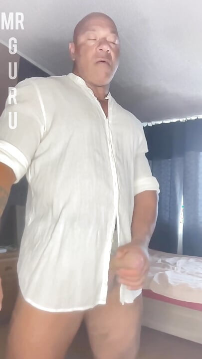 Slow Handjob. Mr Guru Wank