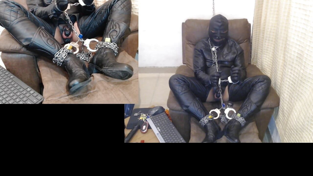 Selfbondage Leather Gay Live