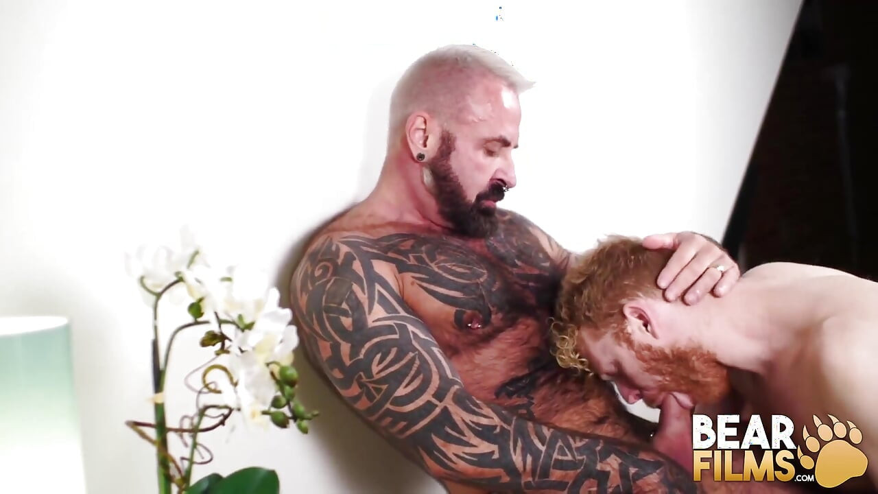 BEARFILMS - Wild Marc Angelo hard ass drilled by naughty bear
