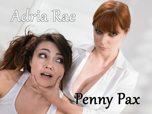 Menina adolescente levada por uma lésbica! - Penny Pax e Adria Rae