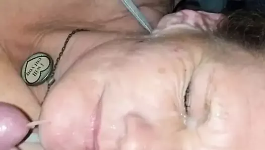 First facial for this mature woman