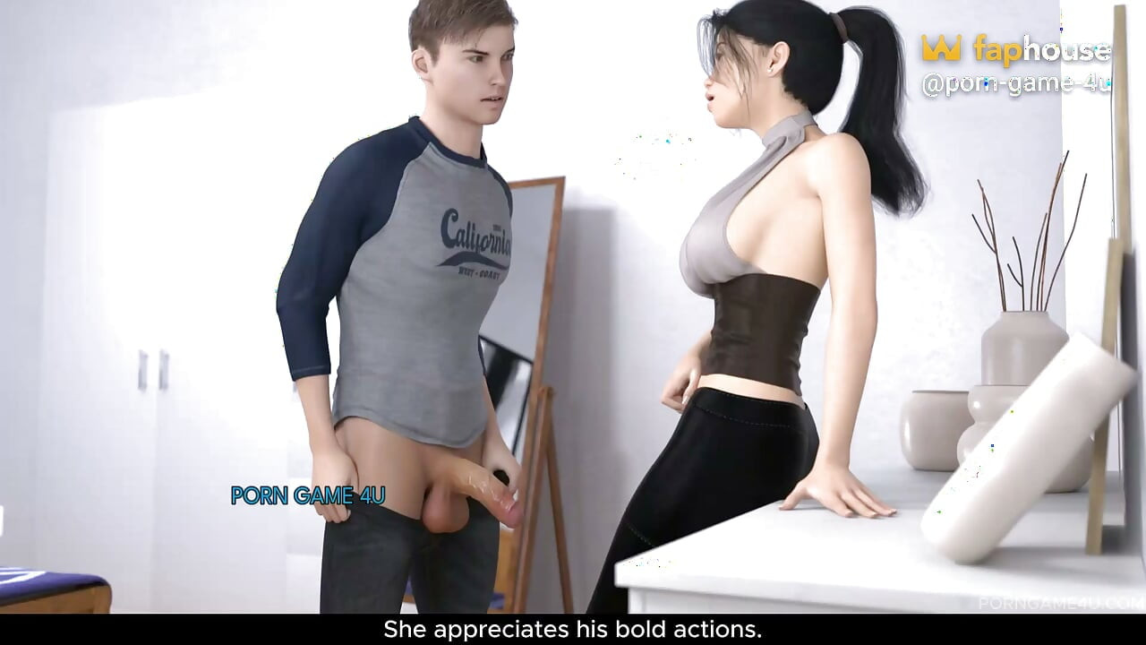 Sneaking Upstairs for a Risky Secret Encounter - My Bimbo Dream Kingpin - Part 2 - Satyr Games - by Porn Game 4u