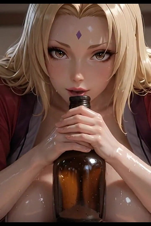 Wet Oiled Tsunade Titjob with Bottle Multiple Angles Ai Hentai