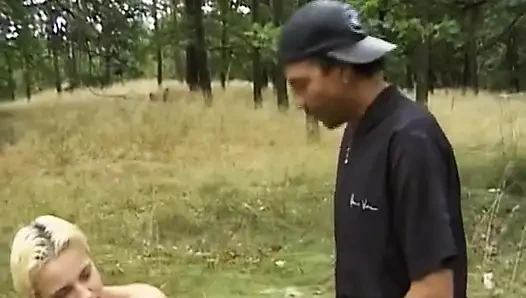 Blonde Teem From Germany Having Fun with Two Cocks