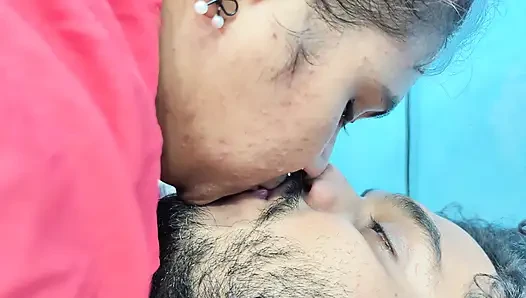 Girl suck boy chest and boy removing girl dress hot romance