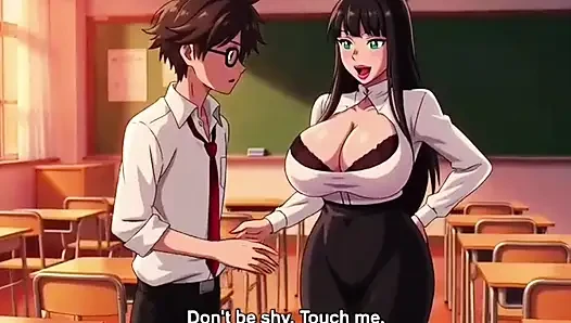 Guru seksi panas memberikan kelas ekstra panas kepada muridnya setelah kelas