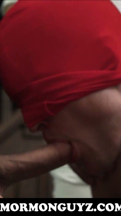 Young Mormon Boy Masked Fucked By Two Elders of The Church | Clip 2
