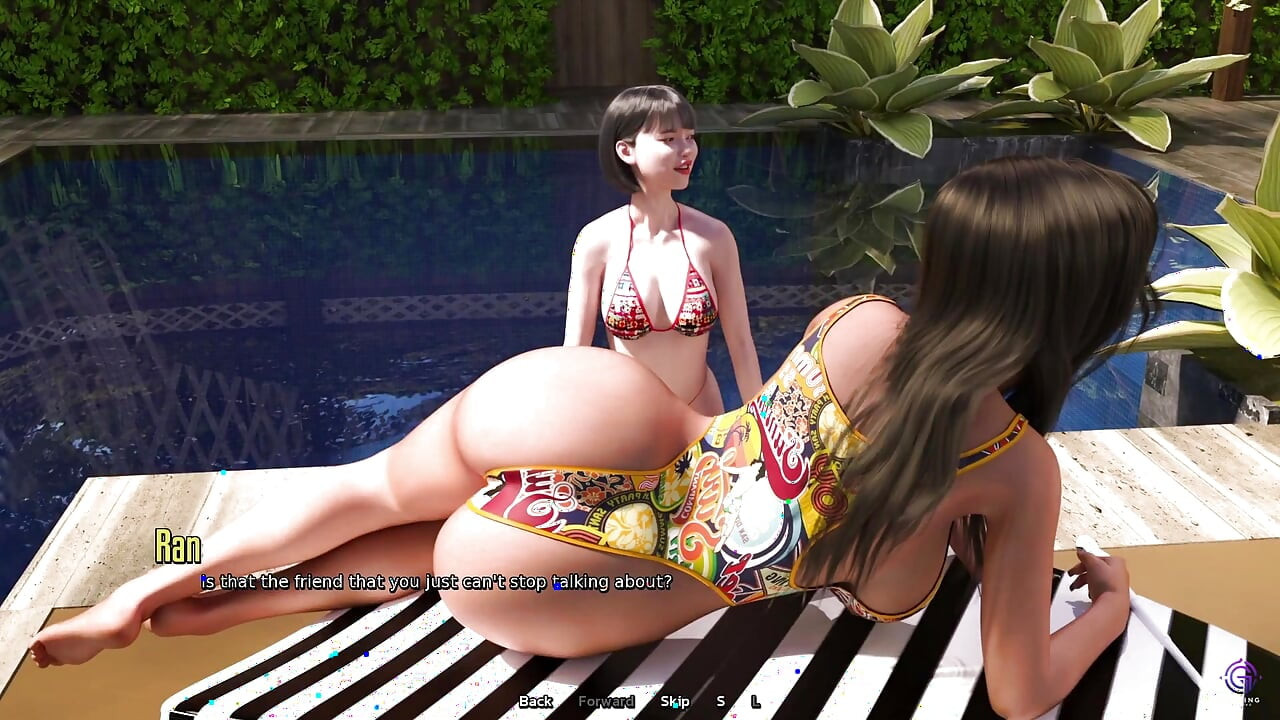 Napaljena 18-godišnja studentica vrući seks u javnom WC-u - 3D hentai animirani porno - Život u okrugu Santa