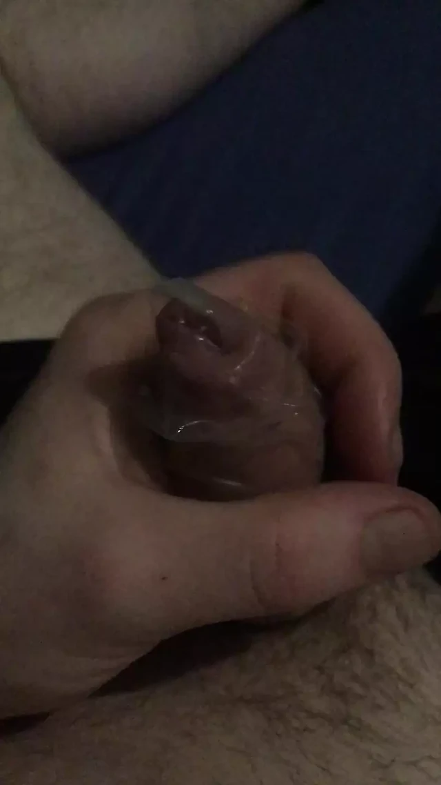 Foreskin Play With Condom