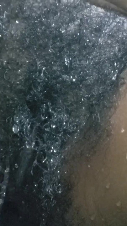 Homemade Sex Under the Waterfall, Hot Wife Big Pussy & Hairy Pussy Close up Carrying | Clip 1