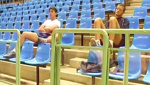 Cute French Babe Banged in Locker Room