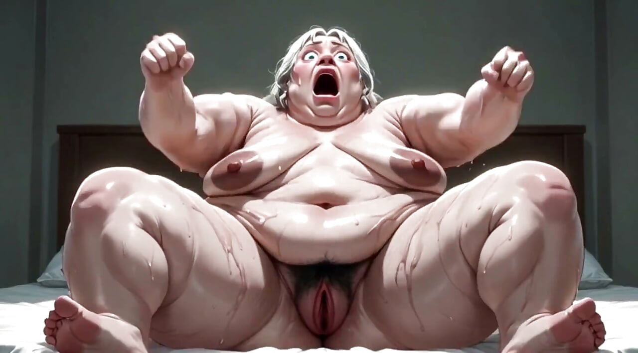 Fat BBW Hairy Bush Masturbation - Wet Hairy Pussy Rubbing & Creamy Orgasm