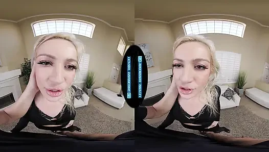 СМЕРТЕЛЬНЫЙ ХАРДКОР VR - возбужденная жена по соседству CHERRY KISS приветствует вас по соседству с ее киской
