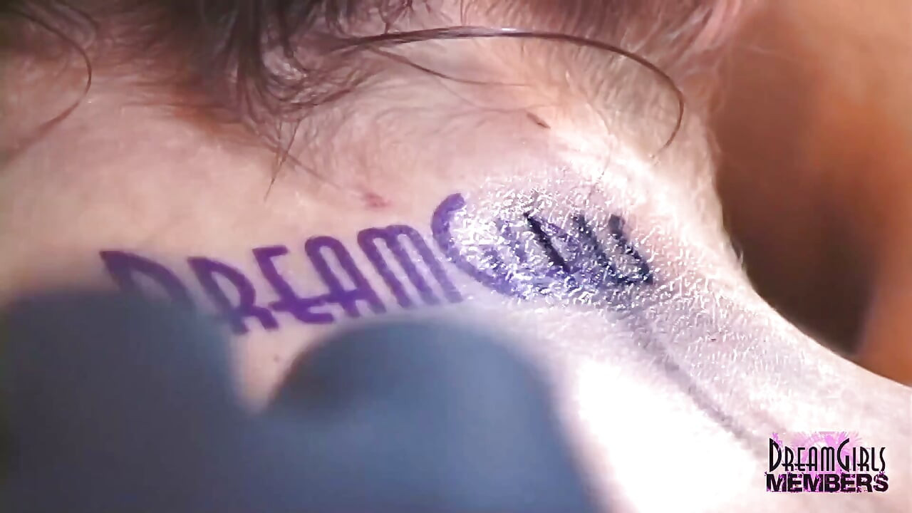 Hot girls get dreamgirls tattooed on them