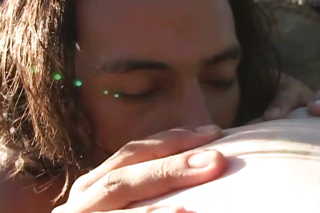 Hot gay sex in the garden