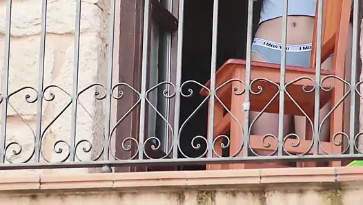 A Neighbor Spies on Me