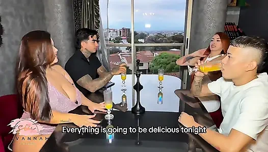 Свекровь занимается сексом с зятьем на семейном ужине - Savannah Watson