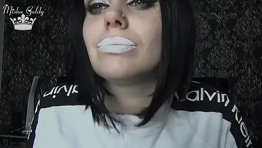 Meine magischen weißen lippen