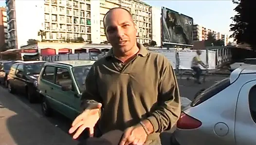 Italia slut banged by two man with hard cock who want to cum on her mouth - DVD