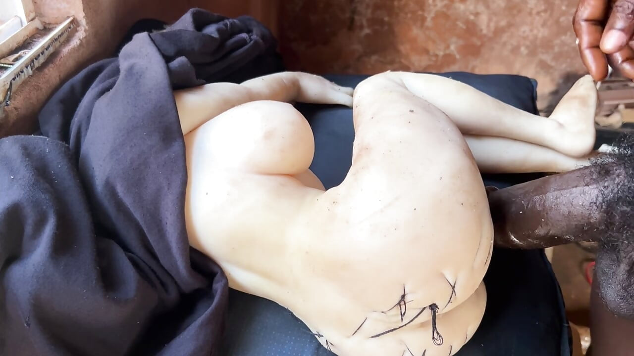 Hot cum in sex doll